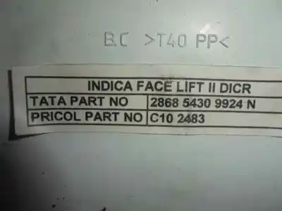 Second-hand car spare part dashboard for tata indica 1.4 d oem iam references 286854309924n  c102483