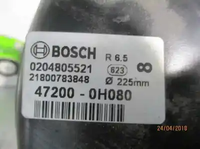 Second-hand car spare part brake servo for toyota aygo 1.0 cat oem iam references 472000h080  0204805521