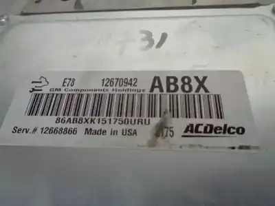 Автозапчастина б/у ебу контролер двигуна для opel corsa e (x15) 1.4 turbo (08 68) посилання на oem iam 12670942  12668866