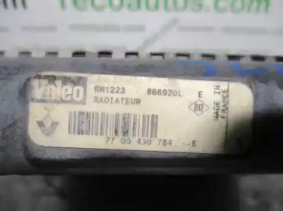 Pezzo di ricambio per auto di seconda mano radiatore d acqua per renault kangoo (f/kc0) 1.2 riferimenti oem iam 7700430784  866920l Pezzo di ricambio per auto di seconda mano radiatore d acqua per renault kangoo (f/kc0) 1.2 riferimenti oem iam 7700430784  866920l