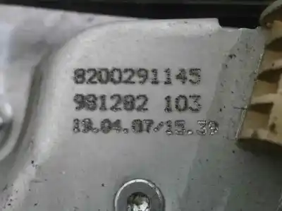Second-hand car spare part driver left window regulator for renault clio iii expression oem iam references 981208103  