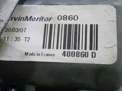 Second-hand car spare part driver left window regulator for renault clio iii expression oem iam references 981208103  