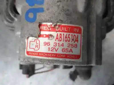 Pezzo di ricambio per auto di seconda mano alternatore per daewoo matiz 0.8 cat riferimenti oem iam 96314258  ab165104