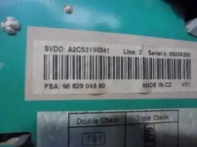 Peça sobressalente para automóvel em segunda mão quadrante por peugeot 207 16v hdi referências oem iam 9662904880  a2c53190341