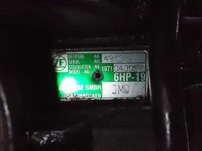Автозапчасти б/у коробка передач за audi a6 allroad c6 (4fh) 3.0 tdi quattro ссылки oem iam jmq 6hp- 19 1071040092