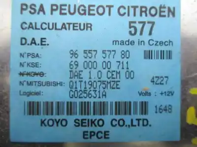 Автозапчасти б/у блок управления двигателем за citroen c2 (jm_) 1.4 hdi ссылки oem iam 9655757780  6900000711