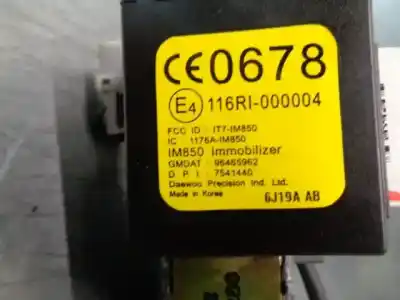 Second-hand car spare part ignition switch for chevrolet aveo 1.4 cat oem iam references 96465962  