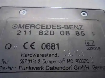 Recambio de automóvil de segunda mano de modulo electronico para mercedes-benz clase m (w164) ml 420 cdi 4-matic (164.128) referencias oem iam 2118200885  