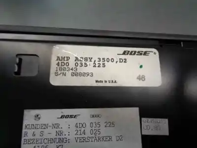 Автозапчасти б/у антенный усилитель за audi a8 (d2) 3.7 v8 32v ссылки oem iam 4d0035225  