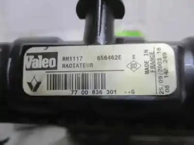 Pezzo di ricambio per auto di seconda mano radiatore d acqua per renault clio ii fase ii (b/cb0) 1.5 dci diesel 65 cv / 48 kw riferimenti oem iam 7700836301g  856462ee