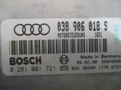 Автозапчасти б/у блок управления двигателем за audi a4 avant (b5) 1.9 tdi quattro ссылки oem iam 038906018s  0281001721