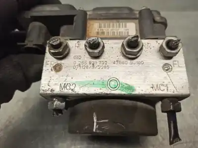 Peça sobressalente para automóvel em segunda mão abs por nissan note (e11e) acenta referências oem iam 476609u100  0265231732