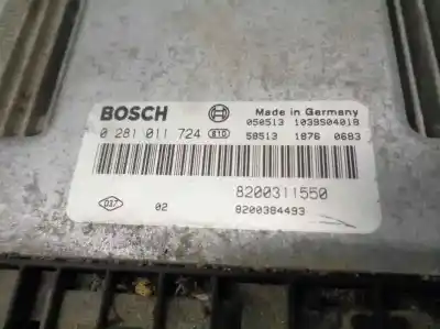 Second-hand car spare part ecu engine control for renault espace iv (jk0) grand espace dynamique oem iam references 8200311550  0281011724