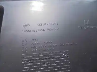 Автозапчасти б/у обивка задней левой двери за ssangyong rexton 2.7 turbodiesel cat ссылки oem iam 7223108000  