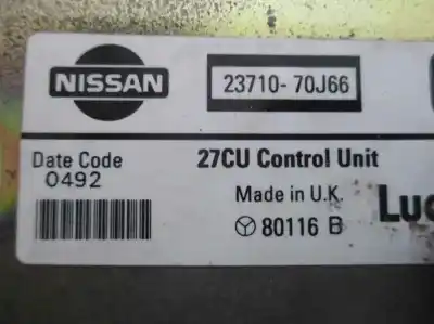Автозапчасти б/у блок управления двигателем за nissan primera berl./familiar (p10/w10) 2.0 16v cat ссылки oem iam 2371070j66  80116b