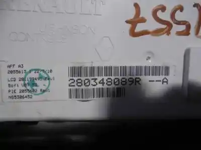 Peça sobressalente para automóvel em segunda mão display gps / multimídia por renault koleos 2.0 dci diesel fap referências oem iam 280348089r  