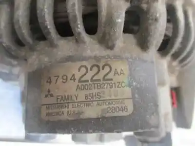 Автозапчастина б/у генератор для chrysler neon (pl) 2.0 le посилання на oem iam 4794222aa  a002tb2791zc