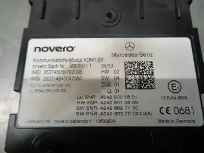 Second-hand car spare part electronic module for smart coupe * oem iam references 16900111  