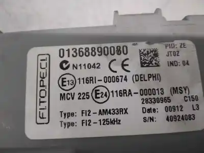 Second-hand car spare part fuse box unit for citroen nemo nivel b oem iam references 01368890080  28330965