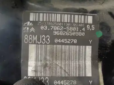 Second-hand car spare part brake servo for peugeot 5008 (0e/0a) desde 05/2009 1.6 hdi oem iam references 9682650980  03786258014