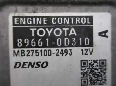 Second-hand car spare part ecu engine control for toyota yaris (ksp9/scp9/nlp9) 1.3 cat oem iam references 896610d310