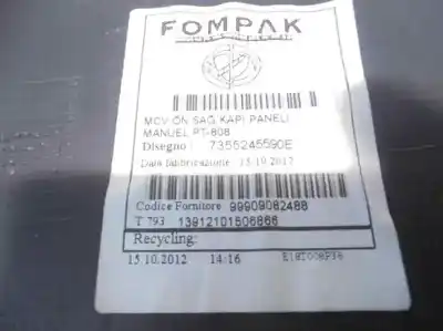 Автозапчастина б/у обработка передніх правіх дверей для fiat fiorino 1.3 16v jtd cat посилання на oem iam 7355245590e  1206170