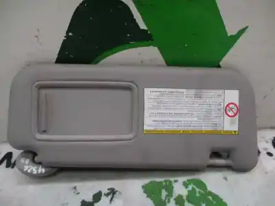 Second-hand car spare part right sunshade for toyota yaris (ksp9/scp9/nlp9) 1.3 cat oem iam references 743100d270b0