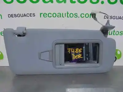 Peça sobressalente para automóvel em segunda mão para-sol direito por kia cee´d 1.6 crdi cat referências oem iam 852021h010ed
