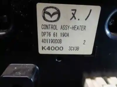 Peça sobressalente para automóvel em segunda mão comando de sofagem (chauffage / ar condicionado)  por mazda 2 (de_, dh_) 1.3 (de3fs) referências oem iam df7161190b  