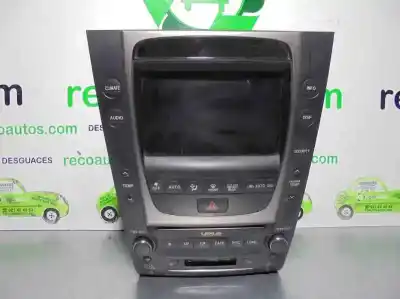 Peça sobressalente para automóvel em segunda mão display gps / multimídia por lexus gs (gs/us/ws19) 3.0 v6 24v cat referências oem iam 8612030b00
