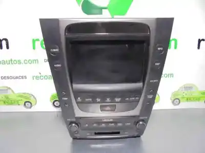 Peça sobressalente para automóvel em segunda mão display gps / multimídia por lexus gs (gs/us/ws19) 3.0 v6 24v cat referências oem iam 8612030b00  