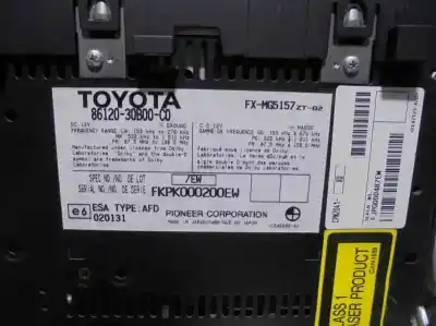 Peça sobressalente para automóvel em segunda mão display gps / multimídia por lexus gs (gs/us/ws19) 3.0 v6 24v cat referências oem iam 8612030b00  