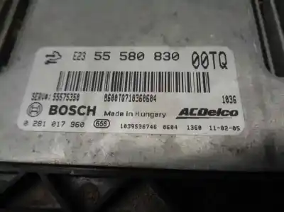 Second-hand car spare part ecu engine control for opel corsa d 1.3 16v cdti oem iam references 55588270  0281017960