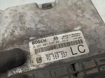 Second-hand car spare part ecu engine control for opel sintra 2.2 16v dti oem iam references 90569337  0281001637