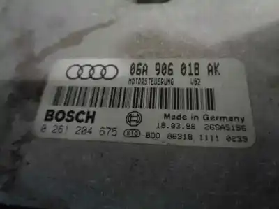 Автозапчастина б/у ебу контролер двигуна для audi a3 (8l) 1.8 ambiente посилання на oem iam 06a906018ak  0261204675
