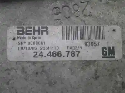 Peça sobressalente para automóvel em segunda mão intercooler por opel combo tour 1.3 cdti 16v referências oem iam 24466787  93957
