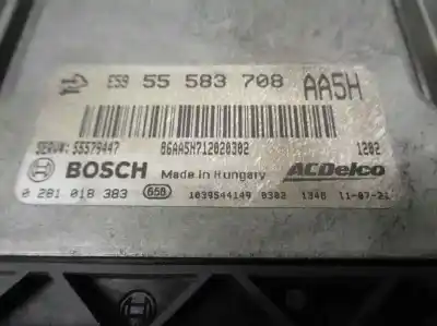 İkinci el araba yedek parçası ecu motor kontrol cihazi için chevrolet aveo berlina hatchback ltz oem iam referansları 55583708  0281018383