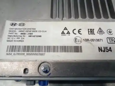 Second-hand car spare part multifunction display for kia xceed 1.4 tgdi cat oem iam references 96560j7540  96560-j7540