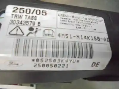 Автозапчасти б/у передняя правая подушка безопасности за ford focus sportbreak (cap) 1.6 tdci cat ссылки oem iam 4m51n14k158ad  30343579b