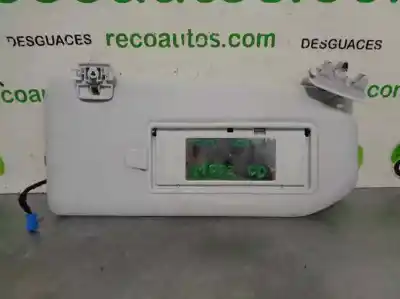 Peça sobressalente para automóvel em segunda mão para-sol direito por peugeot 508 i (8d_) 2.0 hdi referências oem iam 16117324bk