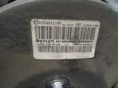 Peça sobressalente para automóvel em segunda mão servo freio por smart coupe fortwo coupe (45kw) referências oem iam a4514300008  0204051759