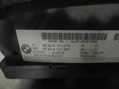 Second-hand car spare part multifunction display for bmw serie 3 cabrio (e93) 3.0 oem iam references 65829151979  