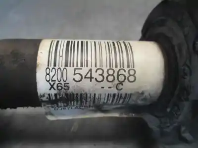 Peça sobressalente para automóvel em segunda mão transmissão dianteira esquerda por renault clio ii fase ii (b/cb0) 1.5 dci diesel 64 cv / 47 kw referências oem iam 8200543868 x65 bj87lacbr387