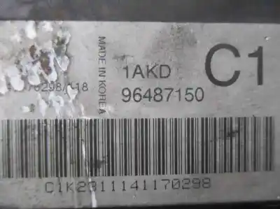 Second-hand car spare part ecu engine control for daewoo tacuma (u100) 1.6 oem iam references 96487150  