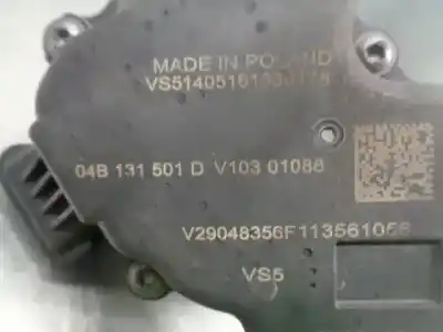 Автозапчастина б/у коробка метелика для audi a1 (8xk) adrenalin посилання на oem iam 04b131501d  
