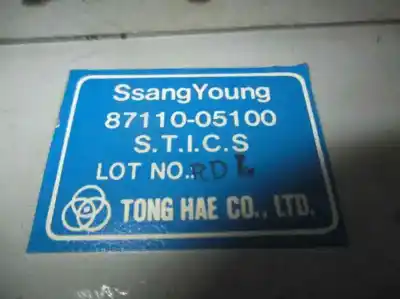 Pezzo di ricambio per auto di seconda mano modulo elettronico per ssangyong musso 2.3 diesel cat riferimenti oem iam 8711005100  