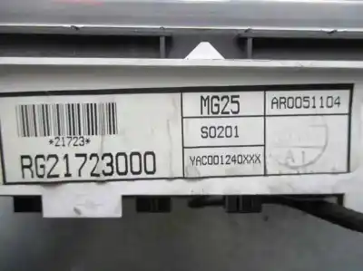 Автозапчасти б/у приборная доска за mg mg zr (f/rf) 1.4 16v cat ссылки oem iam rg21723000  yac001240xxx