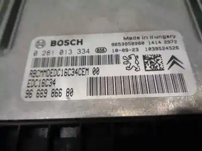 Автозапчасти б/у блок управления двигателем за citroen c4 picasso i monospace (ud_) 1.6 hdi ссылки oem iam 9666986680  0281013334