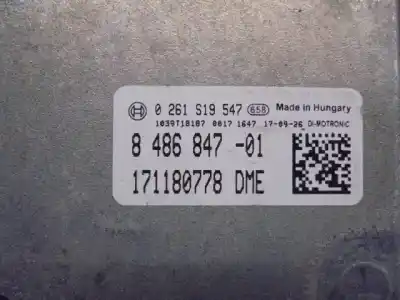 Second-hand car spare part ecu engine control for mini f60 countryman 16v oem iam references 848684701  0261s19547