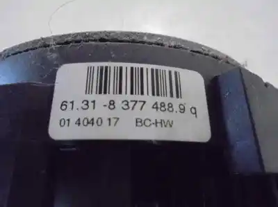 Second-hand car spare part headlights switch for bmw x3 (e83) 2.0 sd oem iam references 61318376443  